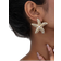 Shein 1 Pair Glitzy Rhinestone Starfish Stud Earrings, High-End Women's Earring Accessories For Daily Wear And Vacation
