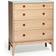 Mavis Höllviken White Pigmented Oak Chest of Drawer 86x102cm