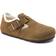 Birkenstock London Shearling Suede Leather - Dark Tea