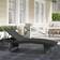 OutSunny Pe Rattan Sun Lounger with 4-Level Adjustable Backrest 41 x 60 x 195 cm