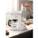 KitchenAid 5KCM1208EWH Drip-kaffebryggare vit glas