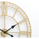 Melody Maison Skeleton Gold Wall Clock 80cm