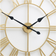 Melody Maison Skeleton Gold Wall Clock 80cm