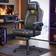 Songmics Ergonomisk Gaming Stol Med Fotstöd OBG072B01