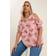 Yours Floral Print Frill Sleeve Blouse - Pink