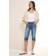 Cecil Damen Capri Jeans - Blau