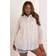 Yours Sheer Embroidered Blouse - Light Pink