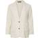 Yours Relaxed Linen Blazer - Natural Brown