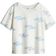 H&M Printed Jersey Top - White/Club Du Soleil (1276711003)