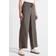 Street One Wide Leg Strukturhose - Braun