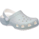 Crocs Kid's Classic Iridescent Glitter Clog - White
