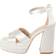 Buffalo Pumps & High Heels Bonny Cross white Pumps & High Heels for ladies