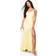 boohoo Womens Satin And Chiffon Mix Maxi Dress - Yellow
