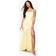 boohoo Womens Satin And Chiffon Mix Maxi Dress - Yellow