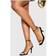 boohoo Womens Barely There Low Stiletto Heels - Black