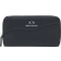 Armani Exchange Zip Around Wallet With Shaped Stitching - Black