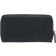 Armani Exchange Zip Around Wallet With Shaped Stitching - Black