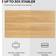 Electric Standing Maple/White Writing Desk 60x110cm