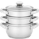 Judge Essentials 3 Tier Multi Steamer with lid 1.5 L 16 cm