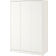 IKEA Kleppstad White Garderobeskab 117x176cm
