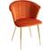Dunelm Kendall Orange Kitchen Chair 78cm