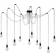 Lucide Fix Multiple Black Pendant Lamp 400cm