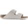 Birkenstock Arizona Soft Footbed Suede Leather - Antique White