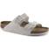 Birkenstock Arizona Soft Footbed Suede Leather - Antique White