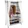 tectake Metal Beige/Black Kleiderschrank 112x207cm
