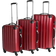 tectake Lightweight Set of 3 - Red