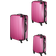 tectake Lightweight Set of 3 - Rosa