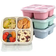 Shein Snack Divided Bento Lunch Box With Transparent Lids Reusable Meal Prep Lunch Adults No BPA Compartment Storage Food Container