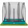Salta Green Rectangular Comfort Edition Inground Trampoline 7ft x 5ft + Safety Net