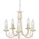 Elstead Lighting Minster Ivory/Gold Pendellampa ∅ 37cm