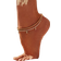 ChloBo Mini Cute Beaded Anklet - Gold