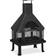 Relaxdays Forno Da Terrazzo Con Grill 110x63x51 cm Nero