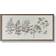 Art for the Home Autumn Falls Stitched Grey Framed Art 80x40cm