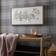 Art for the Home Autumn Falls Stitched Grey Framed Art 80x40cm