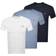 HUGO 3er-Set T-Shirt - Weiß/Hellblau/Dunkelblau