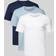 HUGO 3er-Set T-Shirt - Weiß/Hellblau/Dunkelblau