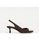 Stradivarius Leather High-Heel Sandals - Brown