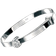 D For Diamond Daisy Baby Bangle - Silver/Diamond