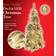 The Christmas Workshop Pre Lit LED Flock Pine Tree Green/Gold Christmas Tree 188cm