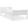 vidaXL Solid Pine Sengeramme 96X206cm