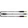 Cordial 3.5mm - 2x6.3 mm M-M 0.2m