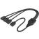 Akasa Addressable RGB LED Splitter & Extension Cable 0.5m
