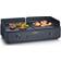 Severin 8569 Electric Grill 2 Heat Zones Black