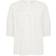 Kaffe Embroidered Blouse with 3/4 Sleeves - White