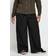 Yours Curve Plus Size Pull On Wide Leg Trousers - Black