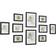 Songmics Cadres Photo Black Photo Frame 28.4x23.3cm